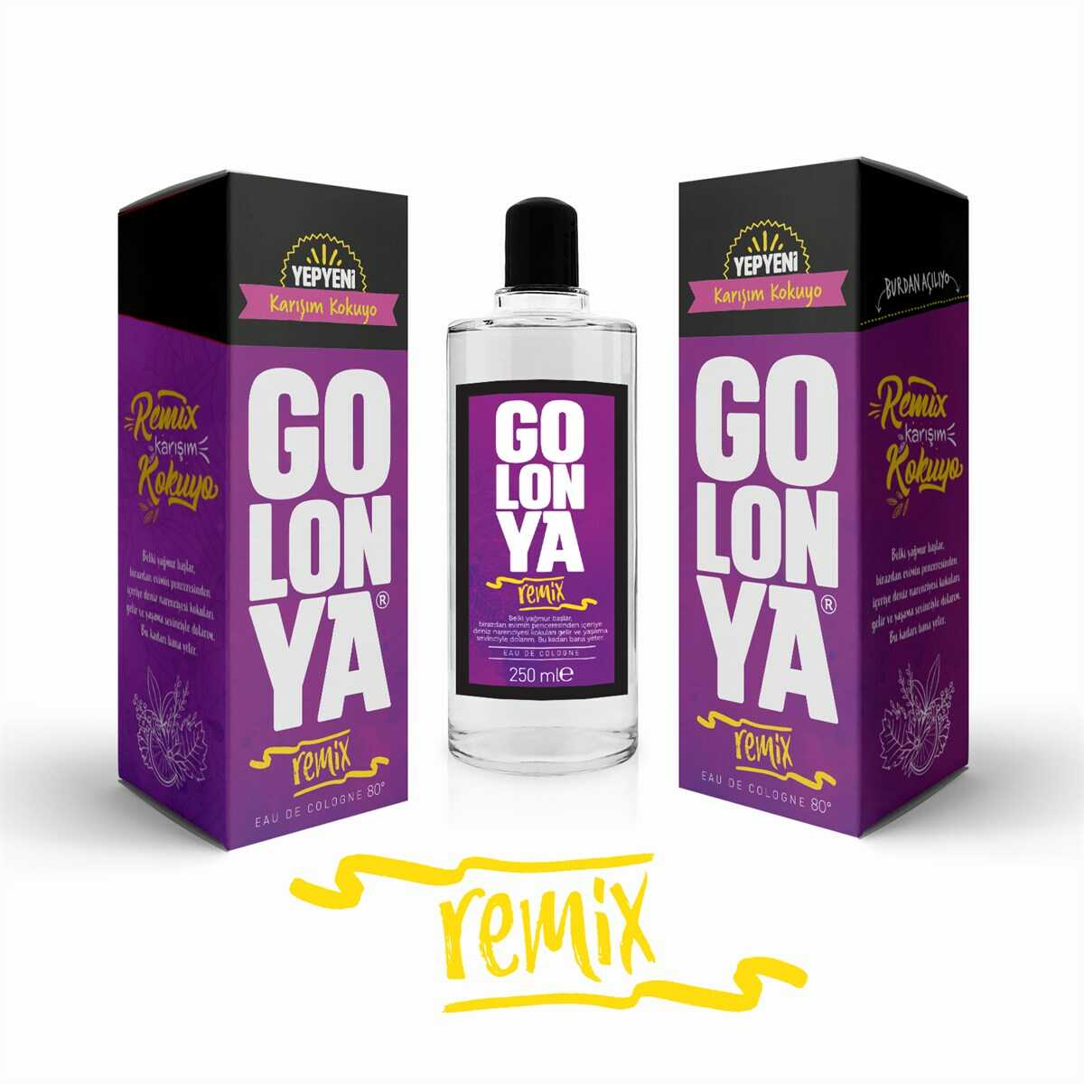 GOLONYA Remix - kolínska voda s vôňou citrusov